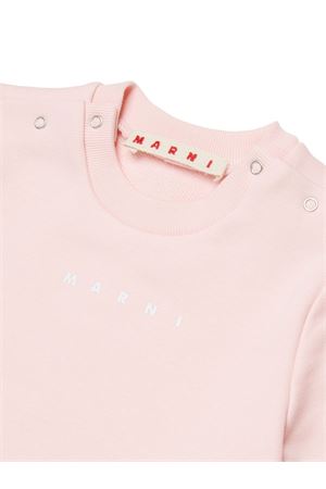 Short-sleeved pleated dress MARNI KIDS | M01802M00V00M351